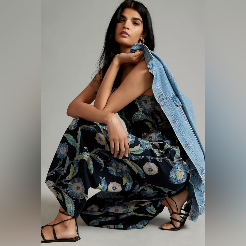 Pilcro Smocked Printed Jumpsuit - Picture 7 of 13